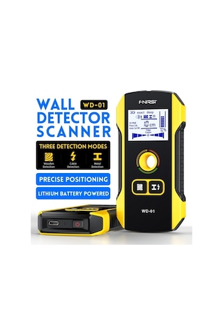 Butu Fnırsı Wd-01 Çok Fonksiyonlu Yük Taşıyan Duvar Tel Metal Dedektörü Koyu Çizgi Tarayıcı