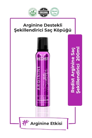 Redist Arginine Saç Şekillendirici Köpük / Boyalı Saçlar