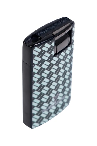 Black Martin Tek Torch Pürmüz Karbon Desenli Yeşil Puro Çakmağı - Tr9296