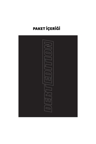 Dert Edıtıon Araç Sticker 21x29 Cm, Oto Sticker, Araba Sticker