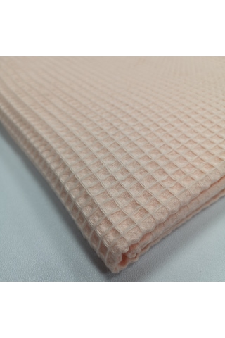 Waffle Pike Bornozluk Kumaş 100% Pamuk W-28 Pembe