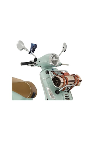Powertec Vespa Uyumlu Çapraz Suporte Telefon Tutucu Ayna Bağlantılı