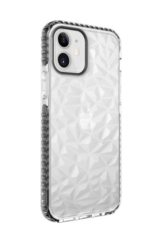 Apple Uyumlu iPhone 12 Kılıf Zore Buzz Kapak Siyah