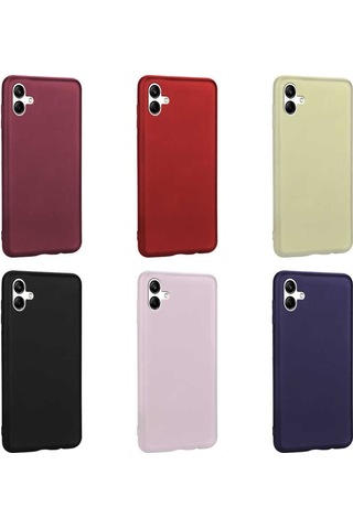 Samsung Galaxy Uyumlu A04 Kilif Zore Premier Silikon Kapak 563310953