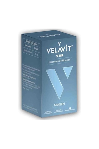 Velavit V-nr Nicotinamid Riboside 30 Kapsül Velavit V-nr Nicotinamid Riboside 30 Kapsül