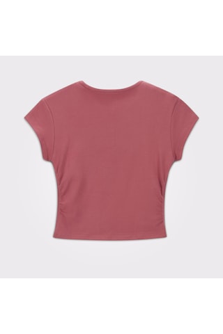 Converse Wordmark Kadın Siyah T-shirt Bordo