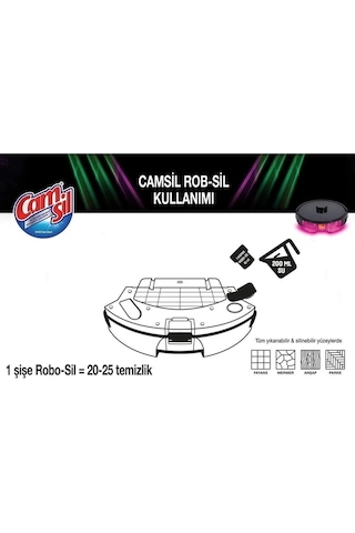Camsil Robo-Sil Floral Yüzey Temizleyici 900 G