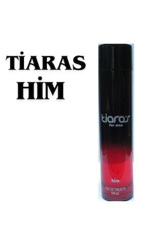 Tiaras For Men Him Erkek Parfüm Uzun Şişe EDT 100 ML