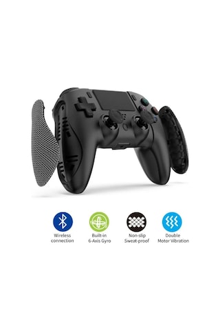 Tp4-0421 Ps4 6 Eksen Yönlü Dual Titreşimli Bluetooth Ergonomik Oyun Kolu