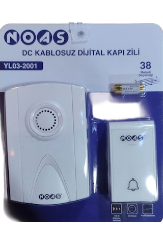 Noas Kablosuz Dijital Kapı Zili Yl03-2001