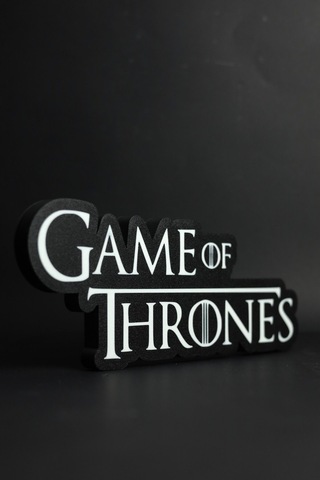 Game Of Thrones - 3 Boyutlu Tabela - 25cm X 10.5cm X 1.5cm