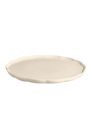Emile Henry Madeleine Yuvarlak Servis Tabağı 31 Cm Ekru / Clay
