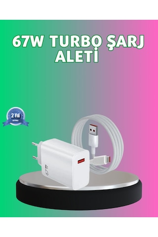 Gld-spt- 67 Watt Güçlü Turbo Şarj Aleti Samsung Note 10 Note 20 Uyumlu