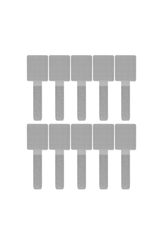 Homyl 10x Yeniden Kullanılabilir Kablo Bağları Veri Gri