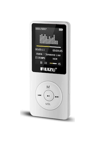 Ruizu X02 8 GB Ultra İnce MP3 Çalar