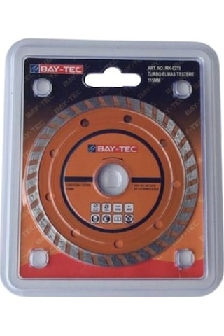 Bay-Tec MK0270 Turbo Elmas Testere Kesici Disk 115Mm