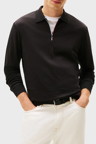 Tommy Hilfiger Erkek Polo Yaka Sweat Mw0mw40302 Bds Siyah Siyah