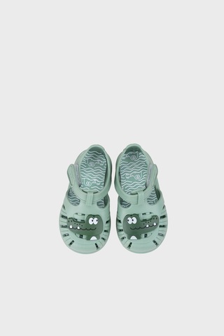 Igor Tobby Logolu Cırt Cırtlı Sandalet Unisex Çocuk Sandalet S10371 Mint