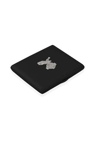 Zekupp Siyah Harley-Davidson Metal Sigara Tabakası N11.1087