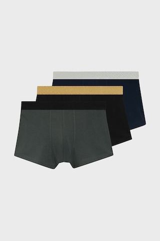Boss Erkek Boxer 50546808 970 Siyah-lacivert-yeşil Siyah-lacivert-yeşil