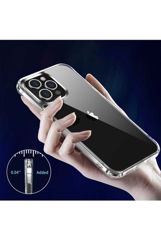 Apple Uyumlu iPhone 13 Pro Max Kılıf Zore Forst Kapak Renksiz