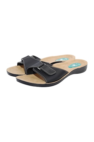 Ceyo 9808-15 Topuk Dikeni (Plantar Fasiitis) Kadın Terlik  Siyah