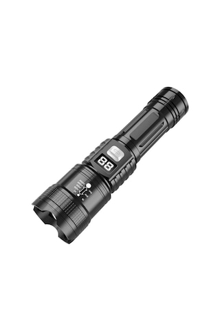 Led El Feneri İçin Güçlü Şarj Edilebilir Fener Usb Kamp Feneri El Feneri Fener 6607 Zoom