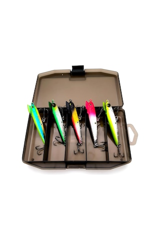 Valkyrie 5 Adet Kutulu 18gr Tatlı Tuzlu Su Uyumlu Kancalı Biyonik Olta Yem Seti