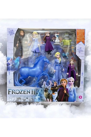 Frozen 2 Karakter Setim - 9'lu Figür Seti - Karlar Ülkesi 2 Özel Koleksiyon Figürleri