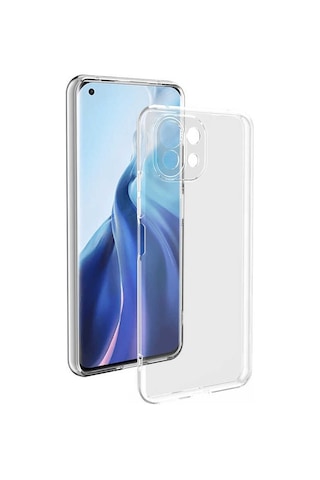 Adige Xiaomi Mi 11 Lite Kılıf Kamera Korumalı Süper Silikon