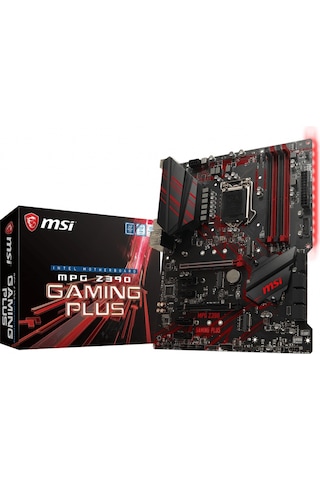 MSI MPG Z390 GAMING PLUS Intel Z390 4400 MHz (OC) DDR4 Soket 1151 ATX Anakart