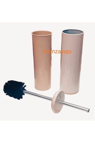 Primanova Cigo Pedallı Çöp Kovası Soft Ve Wc Tuvalet Fırçası Bej