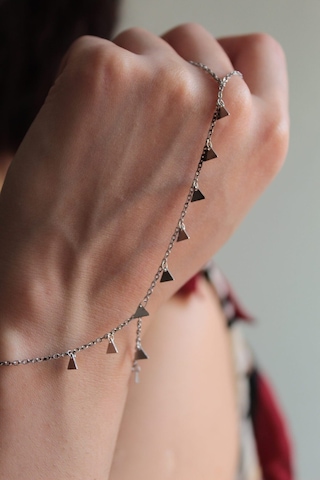 Üçgen Model Gümüş Şahmeran Rose