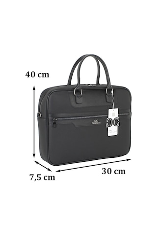 Case Club 2208 Evrak Çantası 15.6 İnç Laptop Bölmeli Omuz Askılı Busines Siyah