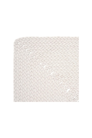 Cool Halı Glenn 605 Beyaz Banyo Halısı Antre Halısı Hasır Dokulu Kilim Banyo Paspası Dekoratif Mutfak Halısı Genel