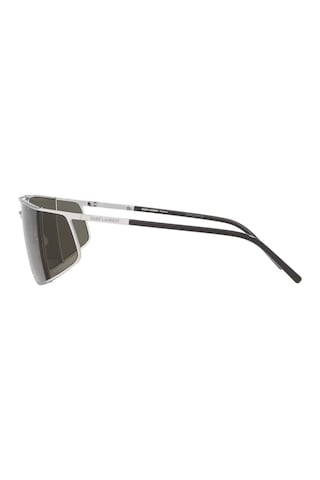 Saint Laurent Sl 750 002 69 Erkek Geometrik Gri Metal Güneş Gözlüğü Gri