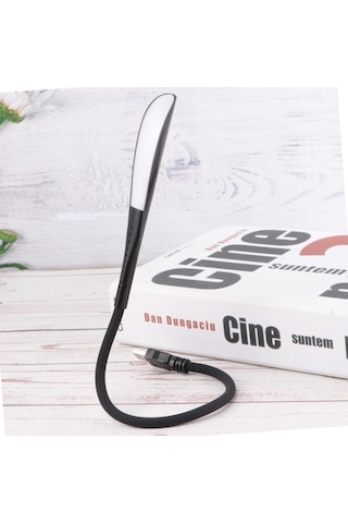 Buffer Usb Girişli 14 Ledli 3 Kademeli Dokunmatik Masa/kitap Okuma Lambası Ledi Siyah Siyah
