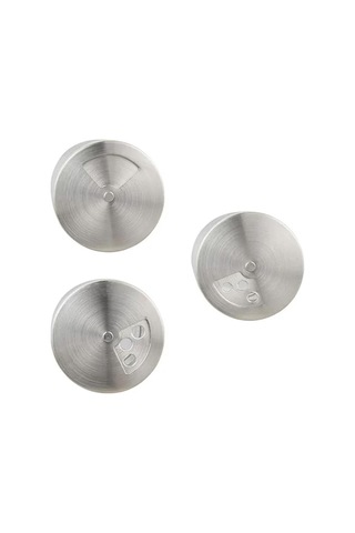 Cam Metal Kapaklı Tuzluk 100 Ml Metalik