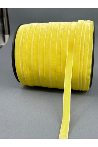 Paşateks- 1 Cm Düz Kadife-5 Metre A.sarı
