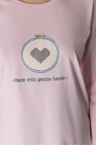 Penti Renkli Pretty Hearts Pantolon Pijama Takımı Çok Renkli