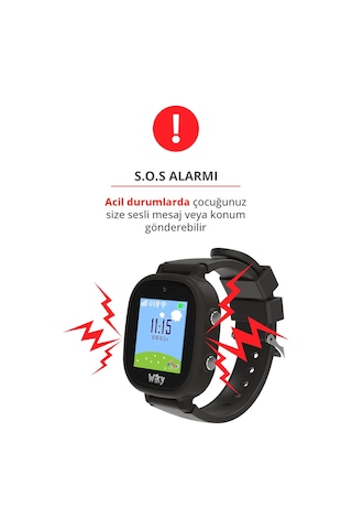 Wiky Watch 5E e-SIM Akıllı Çocuk Saati (İthalatçı Garantili)