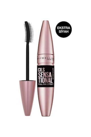 Maybelline New York Lash Sensational Intense Black Maskara 9.5 ML + Mini Lash Sensational Siyah Maskara 4.5 ML