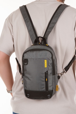 Newısh Polo Accessorıes Unisex Impertex Kumaş Suya Dayanaklı Omuz Ve Mini Sırt Çantası Gri