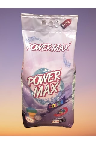 Powermax Color Matik Toz Çamaşır Deterjanı Renkliler İçin 10 KG