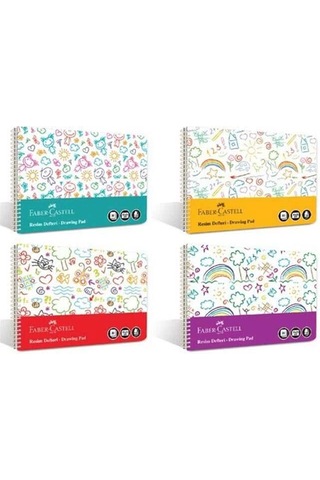 Faber Castell Resim Defteri Eğlenceli Plastik Kapak 25x35 Cm 30 Yaprak