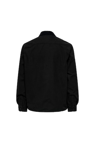 Only & Sons Onsaston Wash Canvas Overshırt Erkek Siyah - 22030131