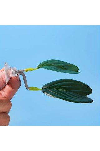 Elmpaly Xk8 Beta Balığı Aksesuarı Pvc Yapay Bitki Seti Emici Diskli Dekor Ve Dinlenme