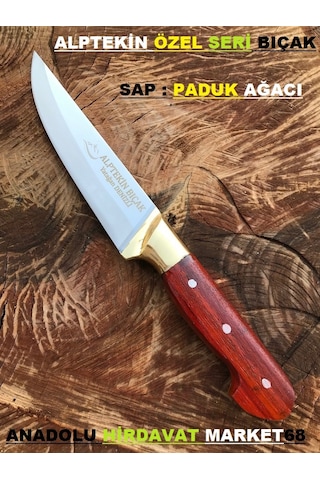 Özelseri Paduk Saplı Bıçak Dövme Çelik Kasap Bıçagı Kurban Bıçak