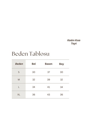 Fuba Kadın Kısa Tayt Beyaz Beyaz