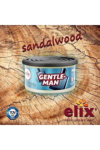 Elix Organik Metal Kutuda Doğal Liflere Emdirilmiş Özel Aromalı Koku - Gentleman